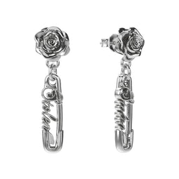 Rose Pin Earrings