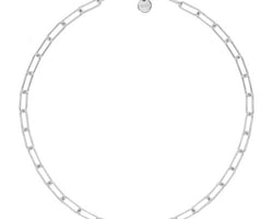 Sterling Silver Rectangular Link Chain