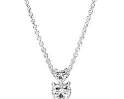Pandora Heart Collier With Clear Cz - Size 45cm