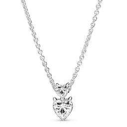 Pandora Heart Collier With Clear Cz - Size 45cm