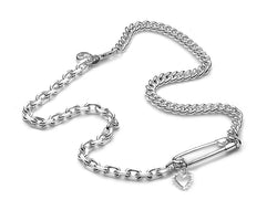 Punk Pin Choker Sterling Silver