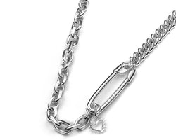 Punk Pin Choker Sterling Silver