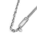 Punk Pin Choker Sterling Silver