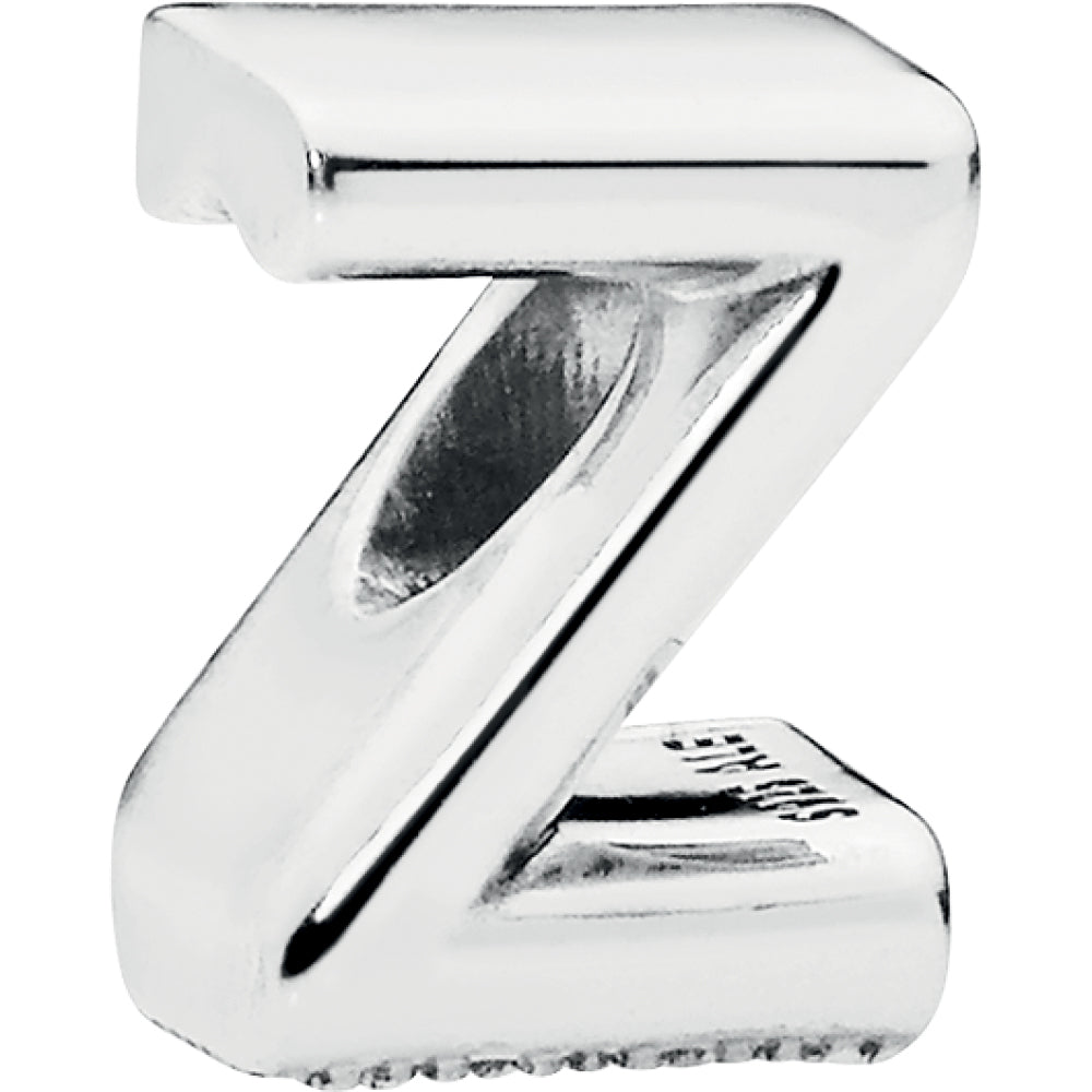 Pandora Letter Z Silver Charm