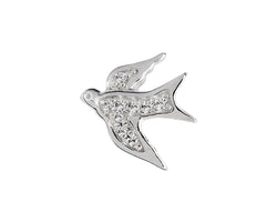 Dove Hope Silver Cz