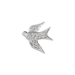 Dove Hope Silver Cz