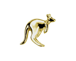 9Ct Yellow Gold Kangaroo Pride