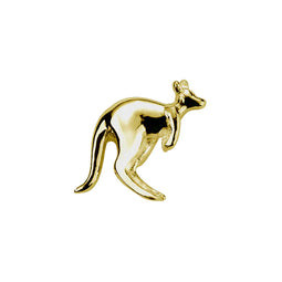 9Ct Yellow Gold Kangaroo Pride