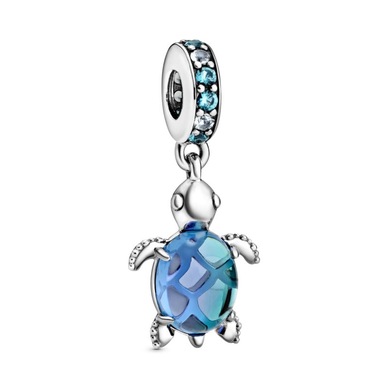 Pandora Murano Glass Sea Turtle Hanging Charm