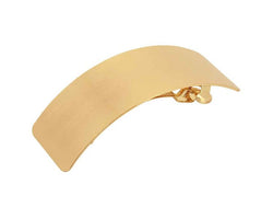 Graphic Bold Gold Ion Plated 8Cm Hair Clip