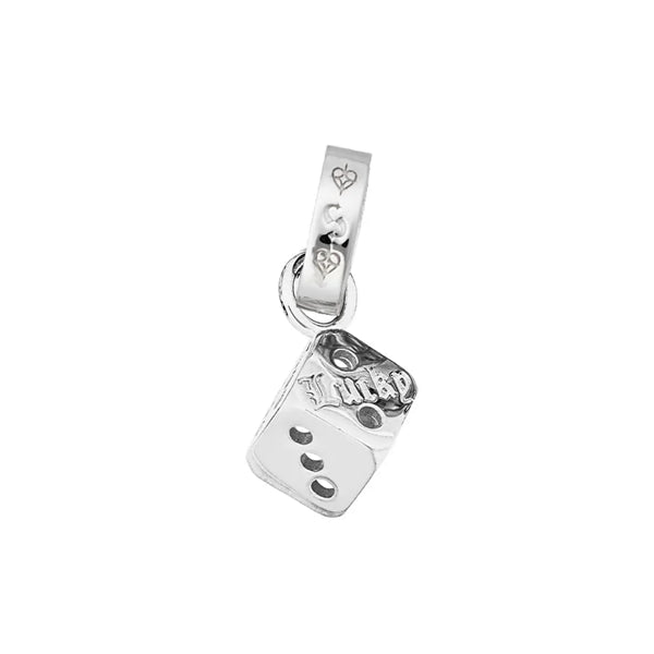 Stolen Girlfriends Club Sterling Silver Charm-Lucky Dice