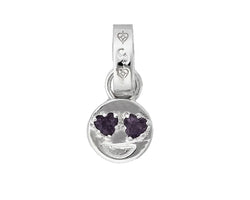 Stolen Girlfriends Club Sterling Silver /Amethyst Charm- New Crush