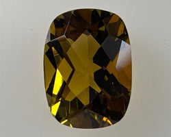Golden Tourmaline – 1.40ct Antique Cushion Checkerboard Cut
8.02 x 5.93mm | Depth 4.44mm
