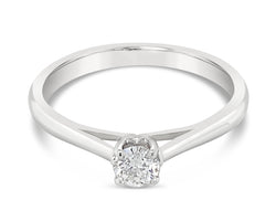 Mia - 9Kt White Gold Diamond Ring