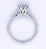 18ct White Gold Solitaire Diamond Aria Ring 0.70ct