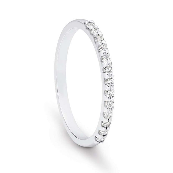 9ct White Gold Eternity Ring