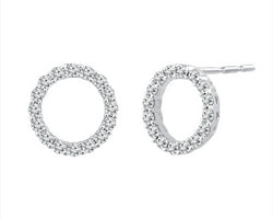 9ct White Gold 0.20Ct HI/I1 Diamond Earrings