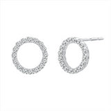 9ct White Gold 0.20Ct HI/I1 Diamond Earrings