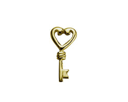 9Ct Yellow Gold Key Charm