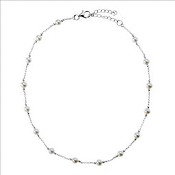 Najo Sterling Silver Potato Pearls Necklace
