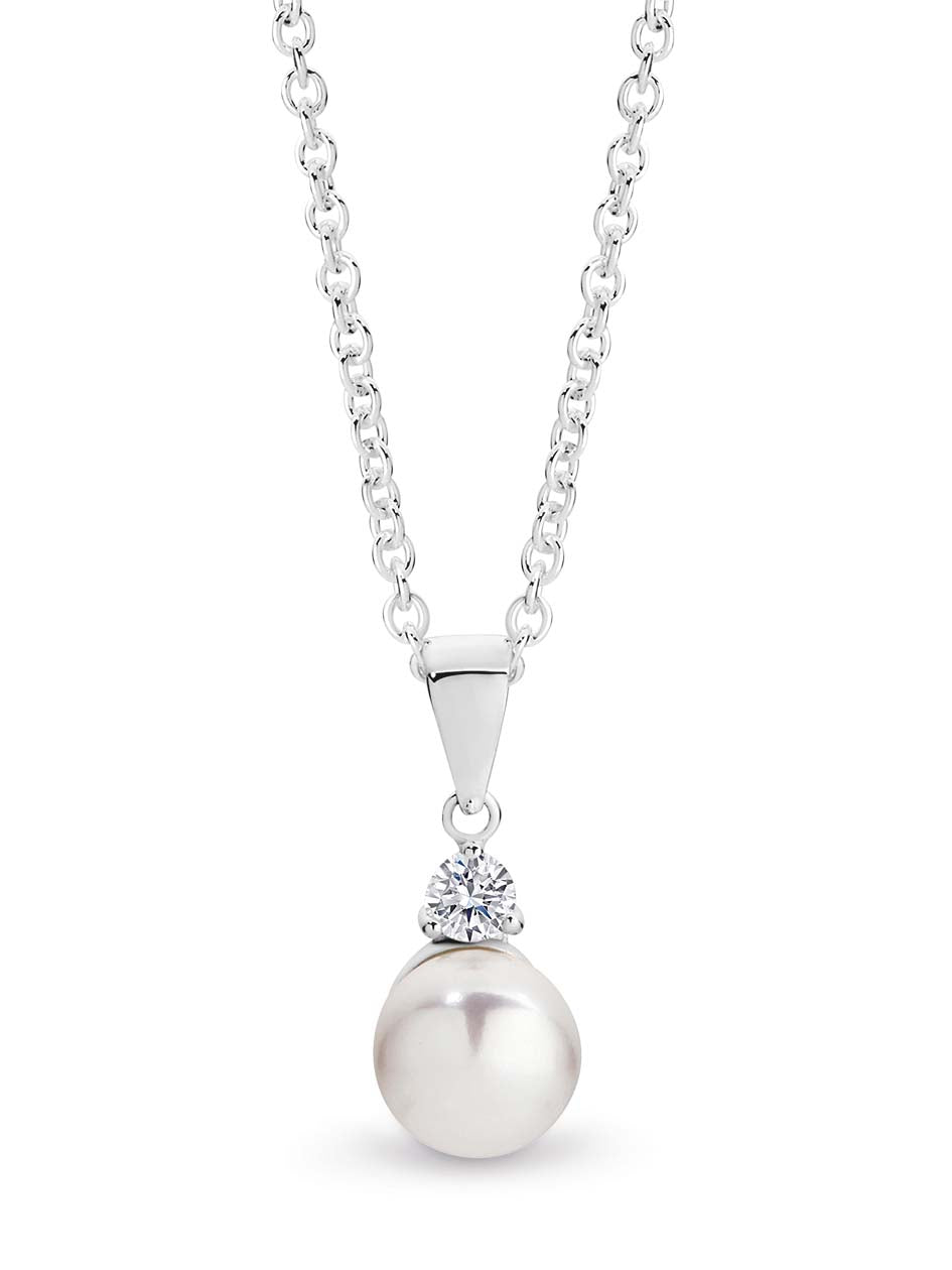 White Fresh Water Pearl Necklace