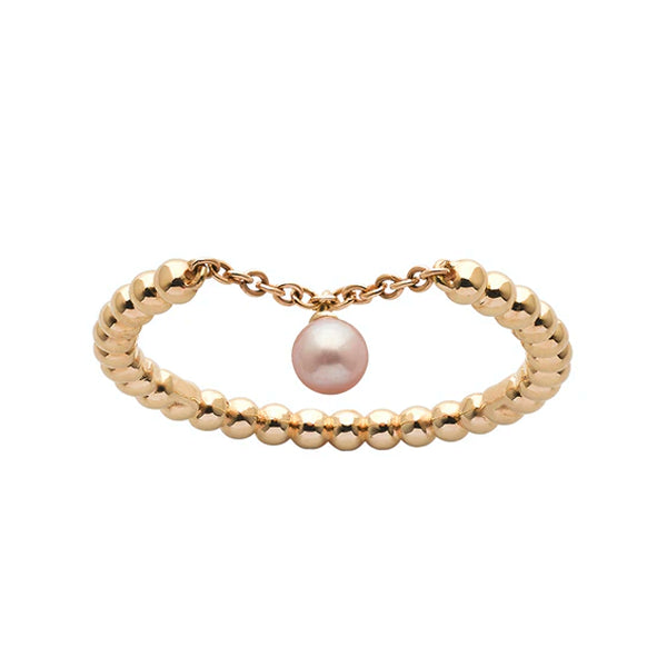 Karen Walker Vermeer Fresh Water Pearl Ring Gold