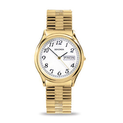 Sekonda Watch Gold Colour Date Expander SK3924