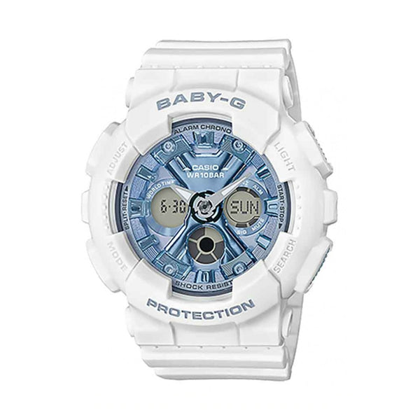 Casio Baby G World Time Blue Face White Resin