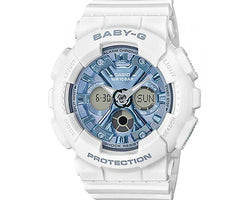 Casio Baby G World Time Blue Face White Resin