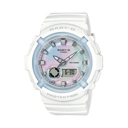 Baby G White And Pink Tie Dye Watch