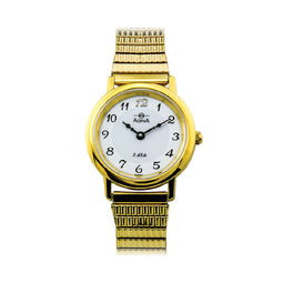 Adina Ladies Classic Gold Plated Watch