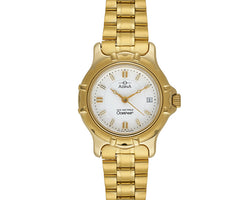 Ladies 100 metre Oceaneer Gold Colour Watch