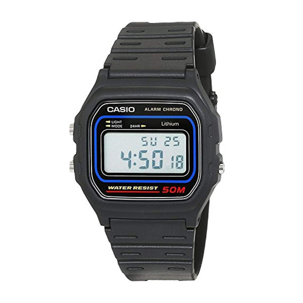 Casio Mens Digital Watch in Black W59-1V