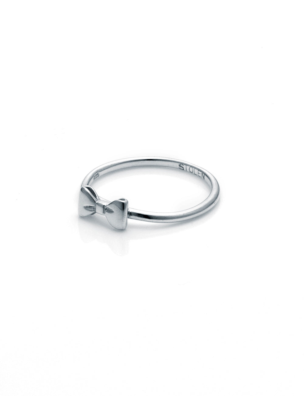 Sterling Silver Baby Bow Ring
