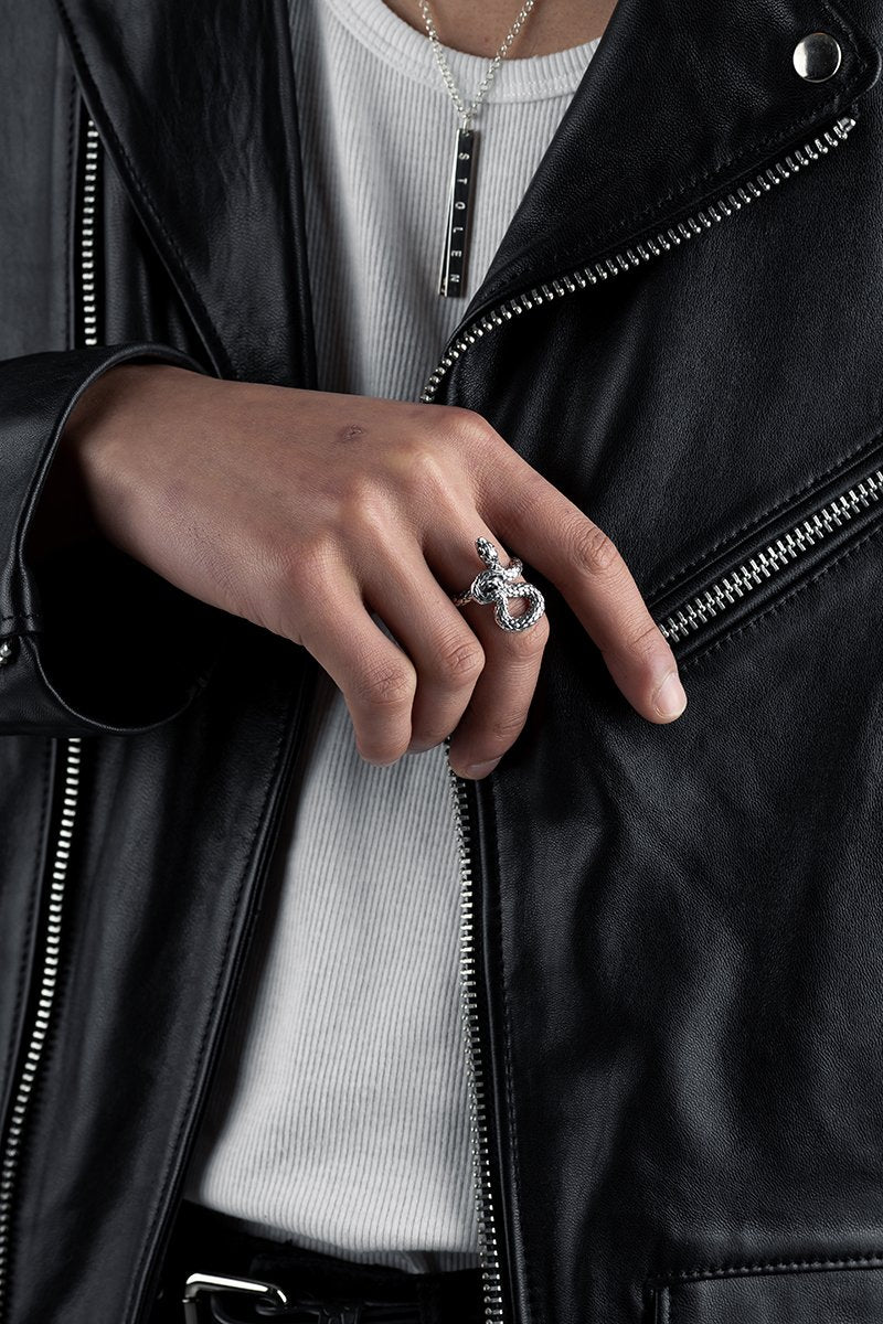 Stolen Girlfriends Club Hiss Ring Stg Size Q