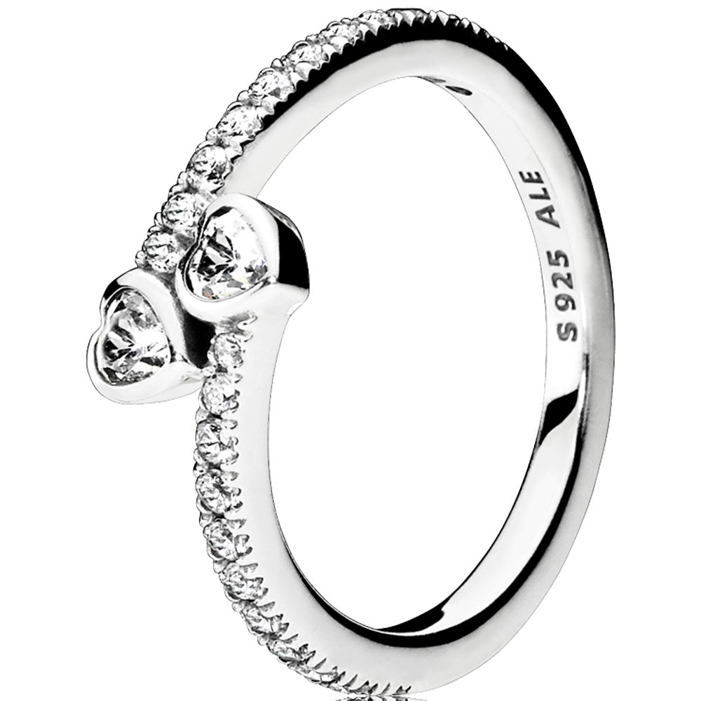 Pandora Forever Hearts Silver Feature Ring
