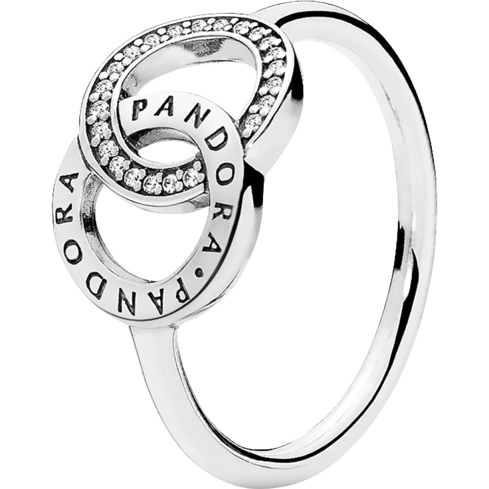 Pandora Circles Silver Feature Ring