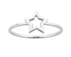 Karen Walker Mini Star Ring - Size O