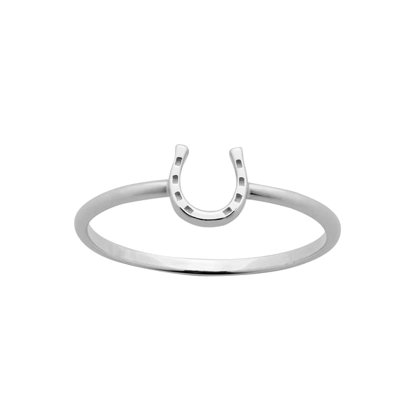 Karen Walker Mini Horseshoe Ring - Size L