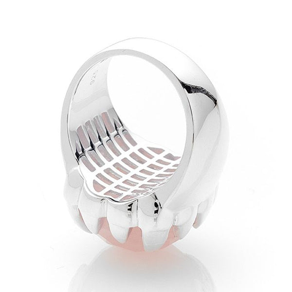 Stolen Girlfriends Club Rose Quartz Claw Ring