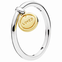PANDORA Shine Medallion of Love ring