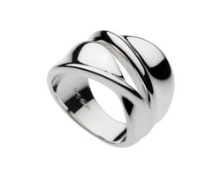 Najo Sterling Silver Double Twisted Ring