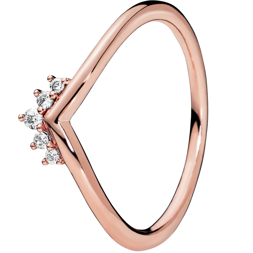 Pandora Rose Tiara Wishbone Ring