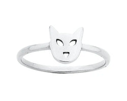 Karen Walker Cat Ring Sterling Silver