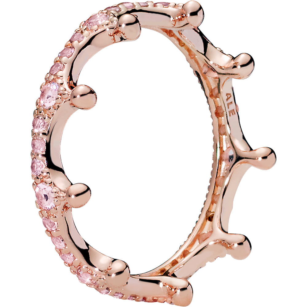 Pandora Rose Pink Enchanted Crown Ring