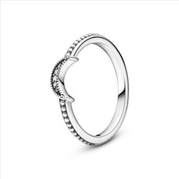 Pandora Cresent Moon Silver Ring