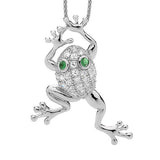 Frog Pendant Silver