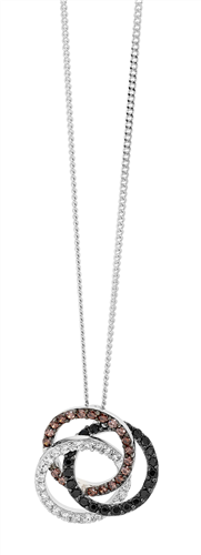 Triple Linked Circle Pendant