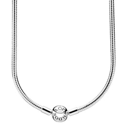 Moments Stg Necklace W Round Clasp