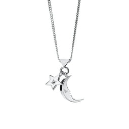 Karen Walker Moon And Star Charm Necklace